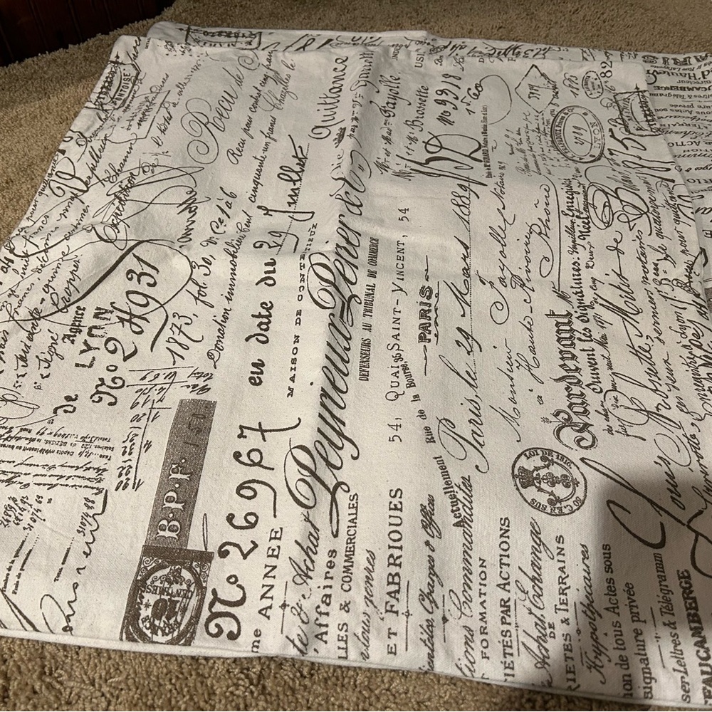 2 EURO sham covers size 26” x 26”